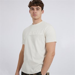 Bench Mens Elassi T-Shirt Ecru