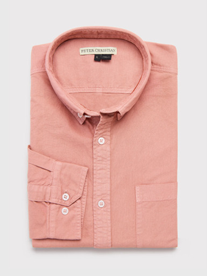 Pink Washed Organic Cotton Shirt
