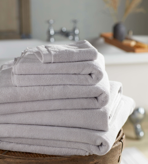 Pebble Grey Luxury Organic 100% Cotton Towels