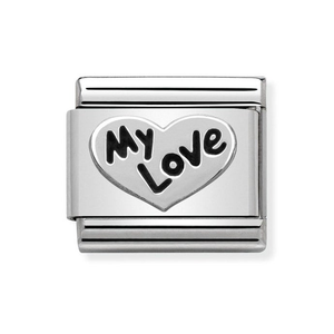Classic Silver My Love Charm