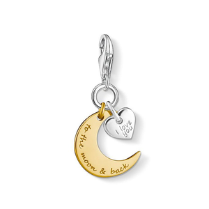 Classic 'I love you to the moon & back' Charm