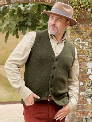 Green Knitted Vest