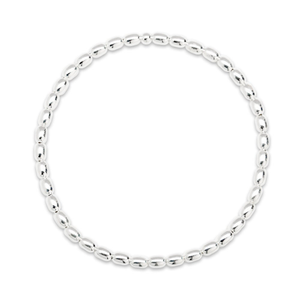 Signature Silver Oval Bead IMERAKI Bracelet