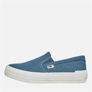 Rocket Dog Womens Cheery Slip On Canvas Pumps Blue