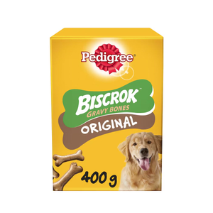 PEDIGREE Biscrok Gravy Bones Dog Treat Biscuits, 400g