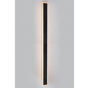 L120-SQ Outdoor IP65 24w LED CCT 120cm Linear Wall Light in a Black Finish
