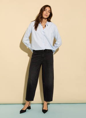 Kaya Organic Cotton Shirt - UK 12 | EU 40 | US 08 / Pale Blue