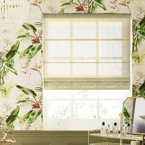 Kalahari Voile, Parchment - Roman Blind