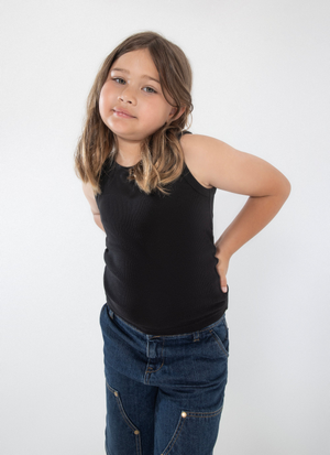 Royàl Kids Black Sleeveless Top