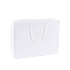 Extra Large Landscape White Paper Gift Bag With Rope Handles