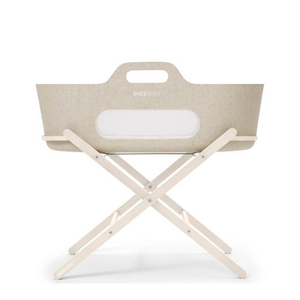 SnuzBaskit Moses Basket & Stand Set - Barley/Cashmere