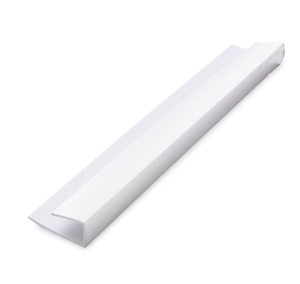 Guardian White PVC Decor Cladding 7/8mm 1 Part Edge Trim - 2.7m