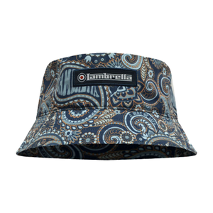 Lambretta Mens Paisley Festival Bucket Hat - One Size / Navy Blue