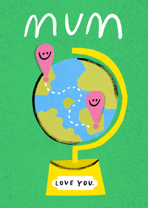 Across the Miles Mother's Day Card