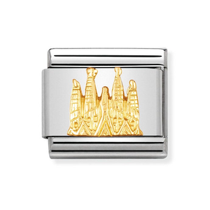 Classic Gold La Sagrada Familia Charm