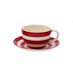 Cornish Red Breakfast Cup and Saucer
