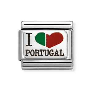 Classic Silver I Love Portugal Charm