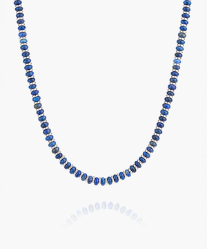 Brontide Necklace Lapis Lazuli | Silver - 55cm