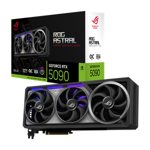 ASUS ROG Astral NVIDIA GeForce RTX 5090 32GB GDDR7 OC Edition Graphics Card - 90YV0LW0-M0NA00