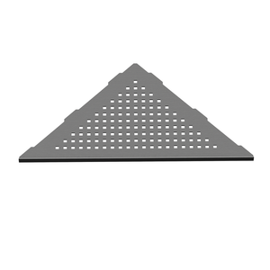 Square Corner hoekplanchet inbouw 30x25 cm copper