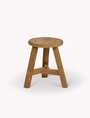 Hawthorne Stool - Reclaimed Teak, Natural