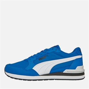 Puma Mens ST Runner V4 Nylon Trainers Vivid Blue/White/Black