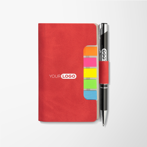 5.2"x 3" Recycled Laine Note Caddy & Paragon Pen Set