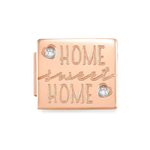GLAM Rose Gold Home Sweet Home Charm