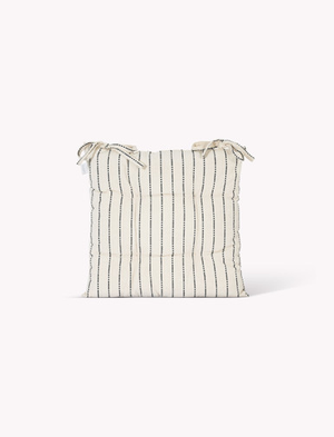 Calne Seat Pad - Cotton, Carbon