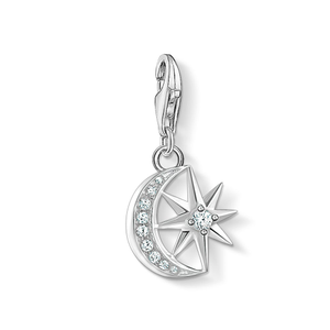 Classic Silver Star & Moon Charm