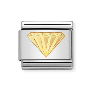 Classic Gold Diamond Charm