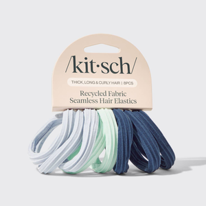 Kitsch Recycled Seamless Hair Elastics 8pc Set