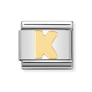 Classic Gold Letter K Charm
