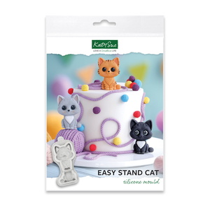 Easy Stand Cat Silicone Mould