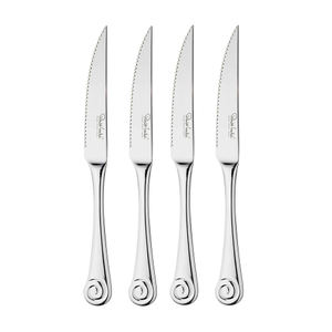 Ammonite Bright Steak Knife, Set of 4