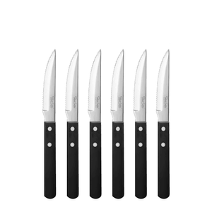 Trattoria Bright Steak Knife, Set of 6