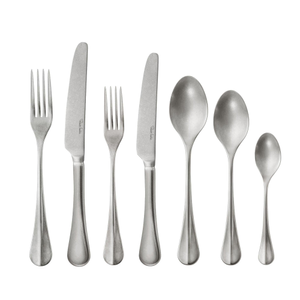 Baguette Vintage Cutlery Set, 48 Piece for 6 People - 6 Free Steak Knives