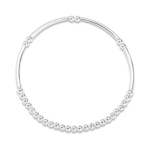 Signature Silver Medium Bead Noodle IMERAKI Bracelet
