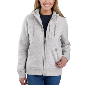 Relaxed Fit Midweight Sherpa Lined Full-Zip Hooded Sweatshirt