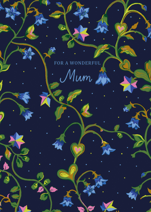 Cath Kidston For My Wonderful Mum Illustrated Floral Mother's Day Card