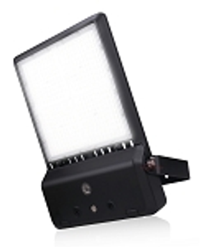 150W - Revati II Series LED Parking Lot Light with Photocell - 21,500 Lumen - Color Selectable 30K/40K/50K - Flood Mount - Black