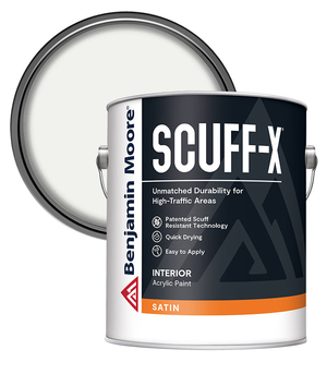 Benjamin Moore Scuff X Interior Paint - 1 Gallon (3.78 L) - Super White