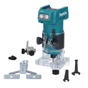 Makita DRT52Z 18V LXT Brushless Router Trimmer (6 mm collet cone) - Body Only