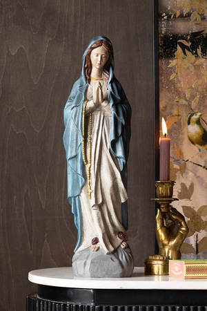 Antique-Style Santa Maria Have Faith Ornament