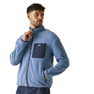 Regatta Mens Frankie Full Zip Fleece Jacket - 4XL / Coronet Blue Navy