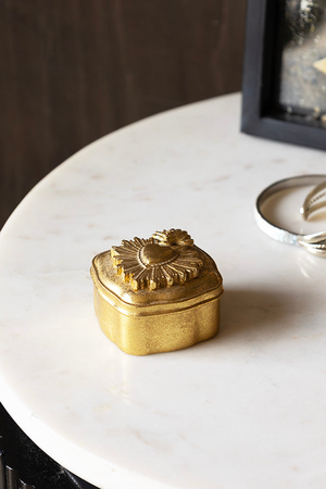 Ornate Sacred Heart Trinket Box