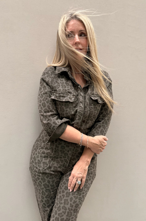 Dusty The Super Downtown Jumpsuit | Dirty Leopard [Camouflage]