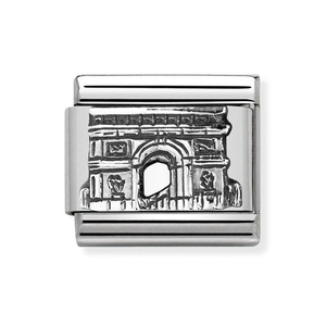 Classic Silver Around The World Arc De Triomphe Charm