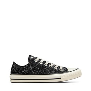 Converse Womens Chuck Taylor All Star Glitter Trainers Black/Egret/Black