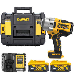 DeWalt DCF964 18V 3/4" High Torque Cordless Brushless Impact Wrench With 2 x 5Ah Batteries, Charger & TStak II Case
